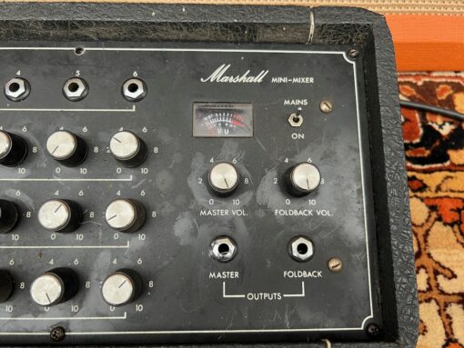 Vintage 1970s Marshall Mini Mixer England Desk Rare
