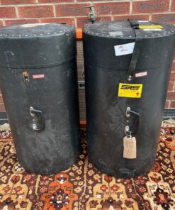 Vintage 1970s Natal LP Fibreglass Congas Ex Strawberry Studios