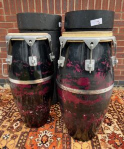 Vintage 1970s Natal LP Fibreglass Congas Ex Strawberry Studios