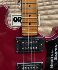 Vintage 1970s Shergold Masquerader Custom Wine Red Guitar 