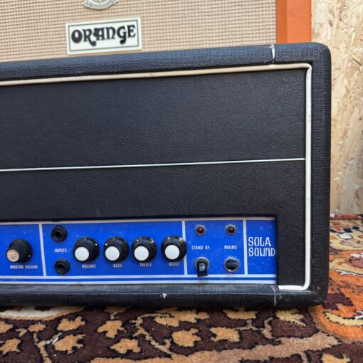 Vintage 1970s Sola Sound 100w Hiwatt Dave Roffey Valve Amplifier