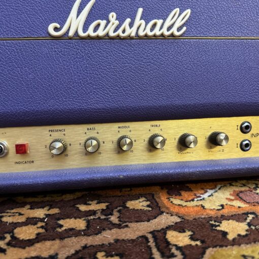 Vintage 1971 Marshall Super Lead 100w Original Purple Amplifier Head