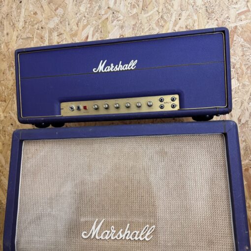 Vintage 1971 Marshall Super Lead 100w Original Purple Amplifier Stack