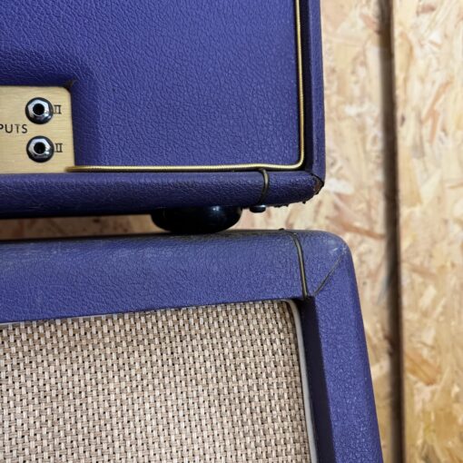 Vintage 1971 Marshall Super Lead 100w Original Purple Amplifier Stack