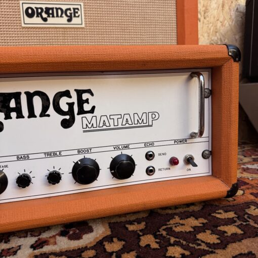 Vintage 1971 Orange Matamp OR100 251 Valve Amplifier Head w Cover