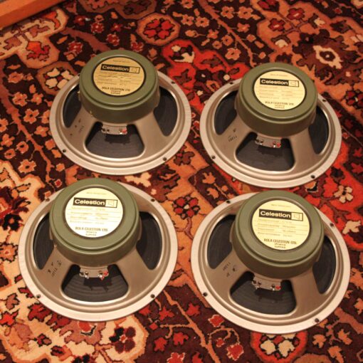 Vintage 1972 Celestion Matched Quad G12H T1281 12" Speakers