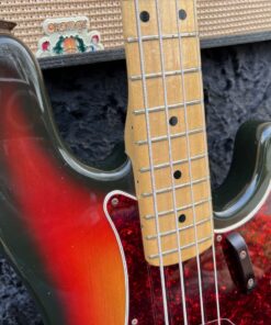 Vintage 1972 Fender USA Precision Sunburst Bass Guitar Tags