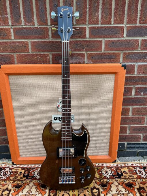 Vintage 1972 Gibson USA EB3 Cherry Electric Bass Guitar