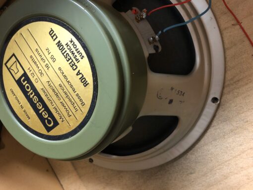 Vintage 1972 Quad Celestion T1534 G12H Greenback Speaker Drivers