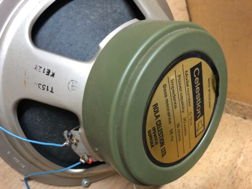 Vintage 1972 Quad Celestion T1534 G12H Greenback Speaker Drivers