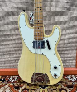 Vintage 1974 Fender Telecaster USA Blonde Maple Bass Guitar