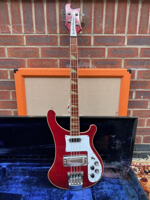 Vintage 1974 Rickenbacker 4001 Burgundyglo Bass Guitar OHSC
