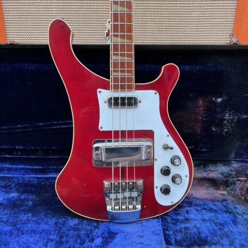 Vintage 1974 Rickenbacker 4001 Burgundyglo Bass Guitar OHSC