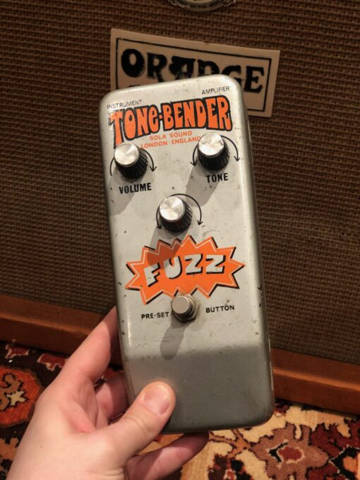 Vintage 1974 Sola Sound Tonebender Fuzz Guitar Effects Pedal