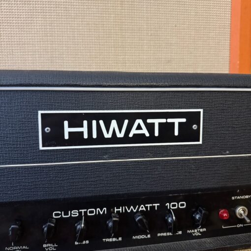 Vintage 1975 Hiwatt Custom 100 DR103 Valve Amplifier Head