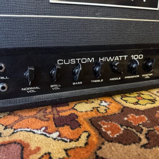 Vintage 1975 Hiwatt Custom 100 DR103 Valve Amplifier Head