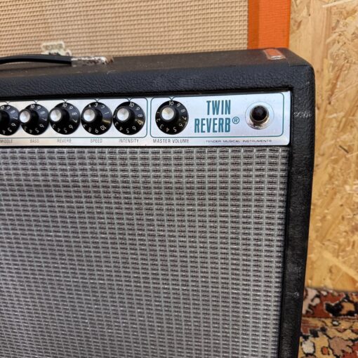 Vintage 1976 Fender Twin Reverb USA Silverface Amplifier Combo