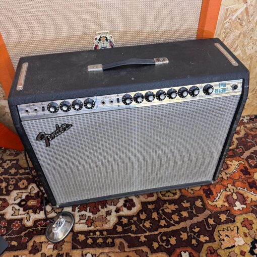 Vintage 1976 Fender Twin Reverb USA Silverface Amplifier Combo