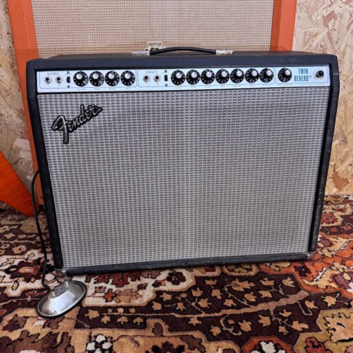 Vintage 1976 Fender Twin Reverb USA Silverface Amplifier Combo