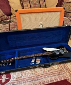 Vintage 1976 Gibson Thunderbird Black Bicentennial Bass Guitar OHSC