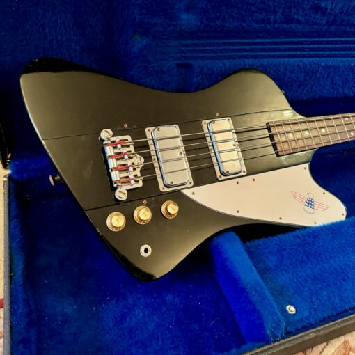 Vintage 1976 Gibson Thunderbird Black Bicentennial Bass Guitar OHSC