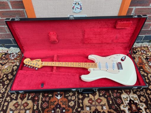Vintage 1976 Greco Super Sounds White Stratocaster Guitar OHSC
