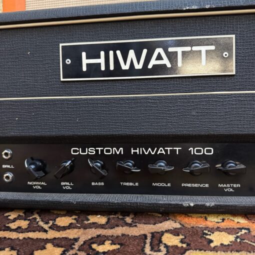 Vintage 1976 Hiwatt Custom 100 DR103 Valve Amplifier Head