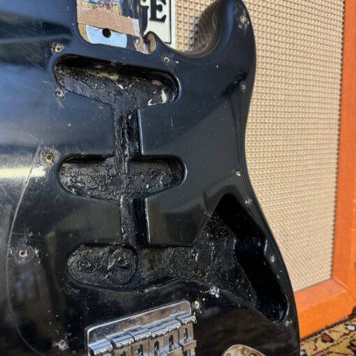 Vintage 1977 Fender Stratocaster 3 Bolt Black USA Body
