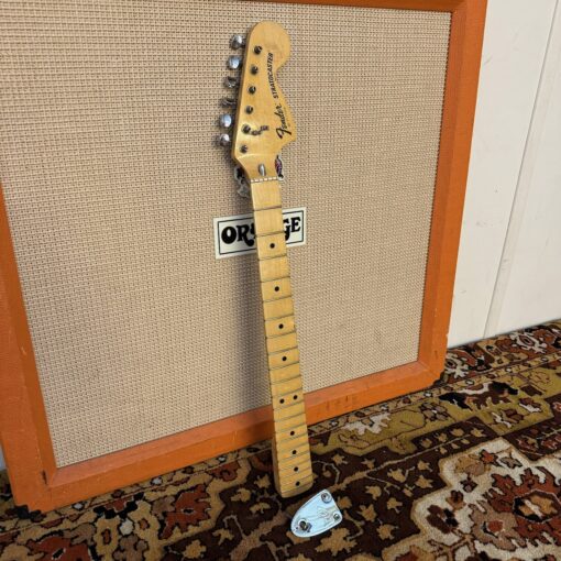 Vintage 1977 Fender Stratocaster 3 Bolt Maple Neck Tuners Plate
