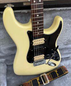 Vintage 1977 Fender Stratocaster HSH Olympic White Guitar