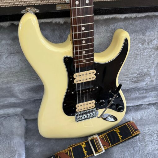 Vintage 1977 Fender Stratocaster HSH Olympic White Guitar