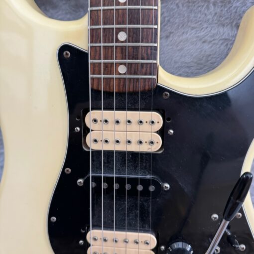 Vintage 1977 Fender Stratocaster HSH Olympic White Guitar