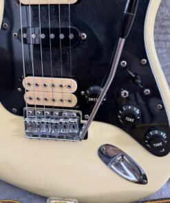 Vintage 1977 Fender Stratocaster HSH Olympic White Guitar