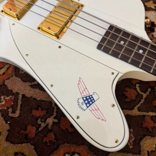 Vintage 1977 Gibson Thunderbird White Bicentennial Bass Guitar Upgraded