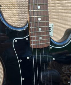 Vintage 1978 Fender Musicmaster Black Rosewood Electric Guitar