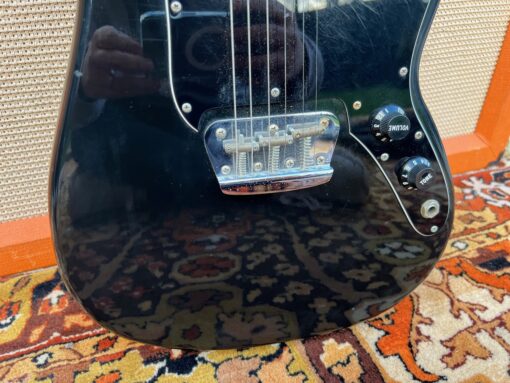 Vintage 1978 Fender Musicmaster Black Rosewood Electric Guitar