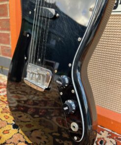 Vintage 1978 Fender Musicmaster Black Rosewood Electric Guitar