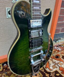 Vintage 1979 Aria Pro II LC440 Custom Japan Green Guitar