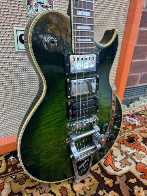 Vintage 1979 Aria Pro II LC440 Custom Japan Green Guitar