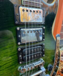 Vintage 1979 Aria Pro II LC440 Custom Japan Green Guitar