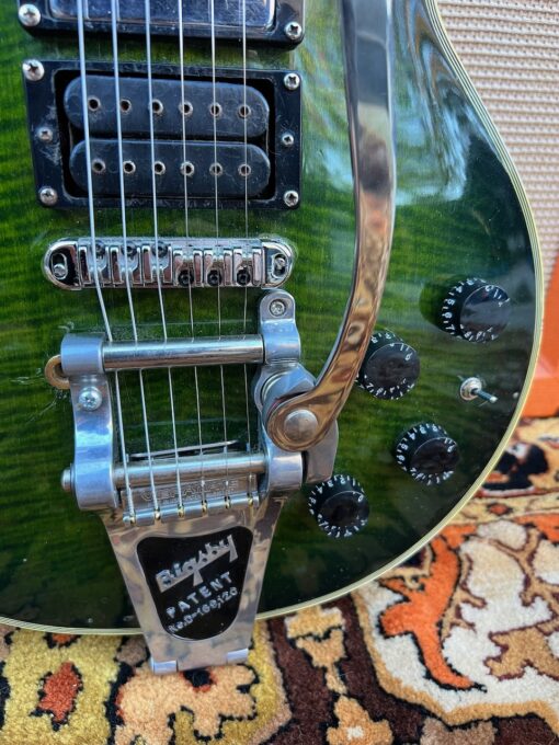 Vintage 1979 Aria Pro II LC440 Custom Japan Green Guitar