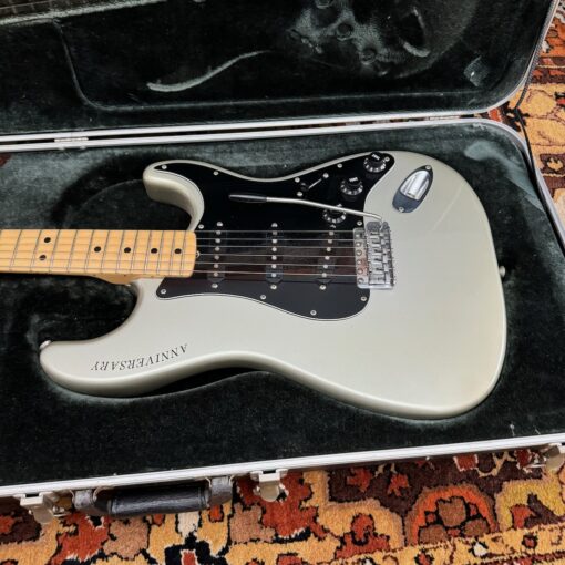 Vintage 1979 Fender Stratocaster USA 25th Anniversary Silver Guitar