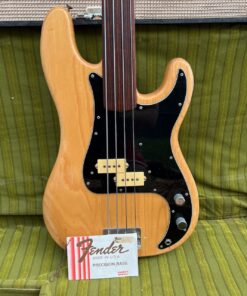Vintage 1979 Fender USA Precision Natural Fretless Bass Guitar