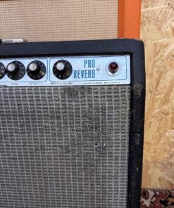 Vintage 1980 Fender Pro Reverb 2x12 Silverface USA Amplifier