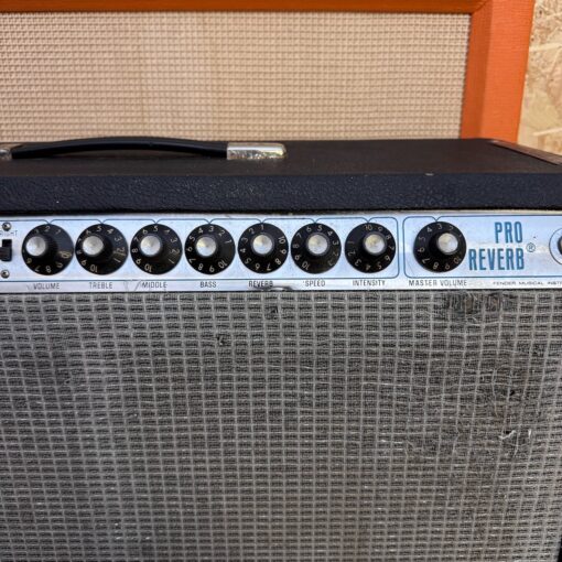 Vintage 1980 Fender Pro Reverb 2x12 Silverface USA Amplifier