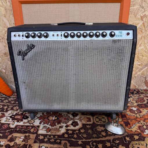 Vintage 1980 Fender Pro Reverb 2x12 Silverface USA Amplifier