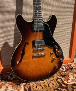 Vintage 1980 Ibanez AS100 Artist Sunburst Japan Electric Guitar