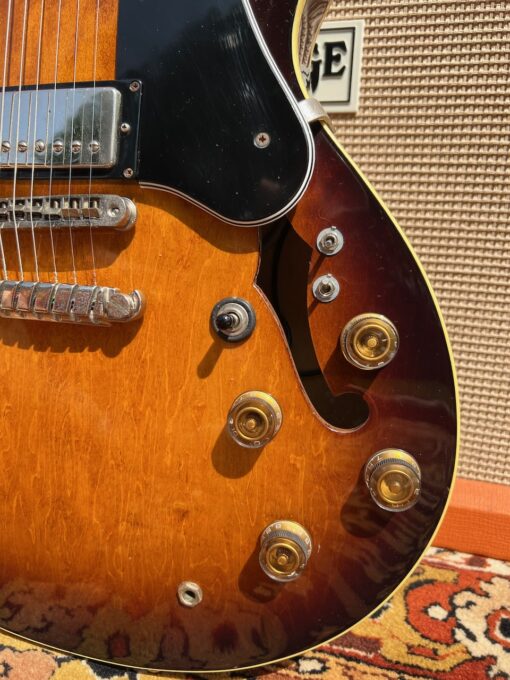 Vintage 1980 Ibanez AS100 Artist Sunburst Japan Electric Guitar
