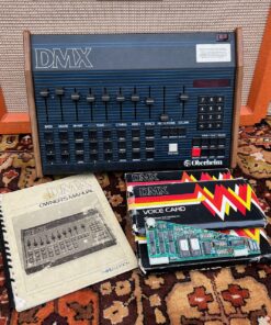 Vintage 1980s Oberheim DMX Digital Drum Machine Manual Cards
