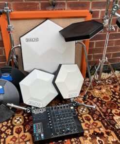 Vintage 1980s Simmons Electronic Drum Kit Cymbals SDS9 Module